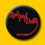 New York Dolls Lipstick Logo 1 Inch Button