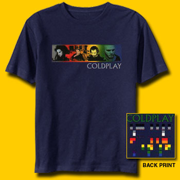 Coldplay Strip Rock T-Shirt