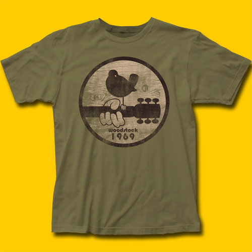 Woodstock 1969 Army Green T-Shirt
