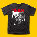 GBH Live Photo Punk Rock T-Shirt
