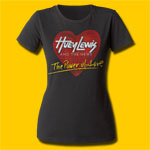 Huey Lewis and the News Power Of Love Girls Crew T-Shirt