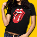The Rolling Stones Logo Girls Jersey Tee